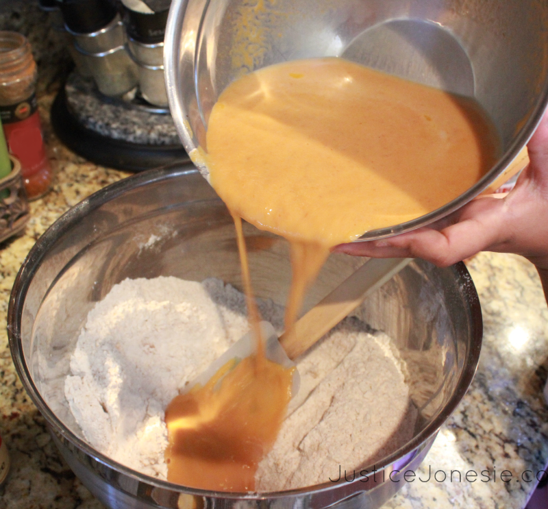 ingredients for pumpkin pancakes