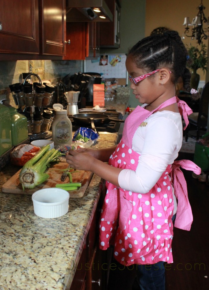 girl cooking 