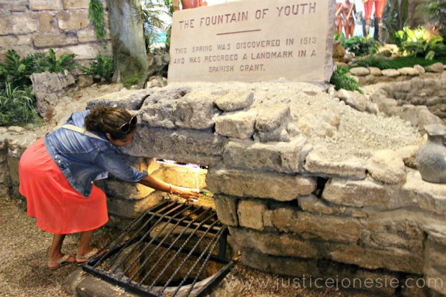 Taking the St. Augustine Fountain of Youth Tour via @JusticeJonesie