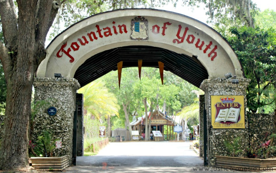 Taking the St. Augustine Fountain of Youth Tour via @JusticeJonesie