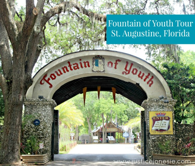 Taking the St. Augustine Fountain of Youth Tour via @JusticeJonesie