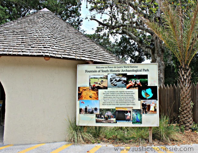 Taking the St. Augustine Fountain of Youth Tour via @JusticeJonesie