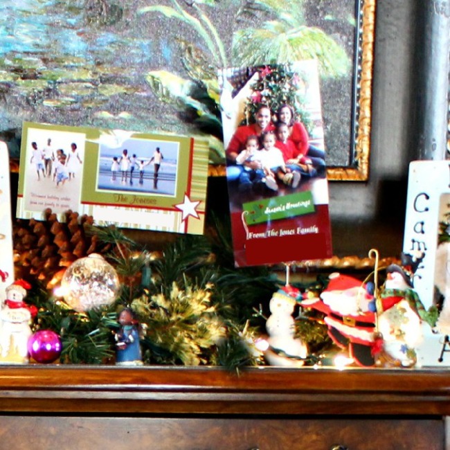 holiday card display