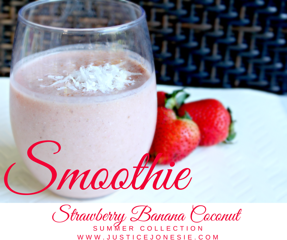 Recipe: Strawberry Banana Coconut Smoothie