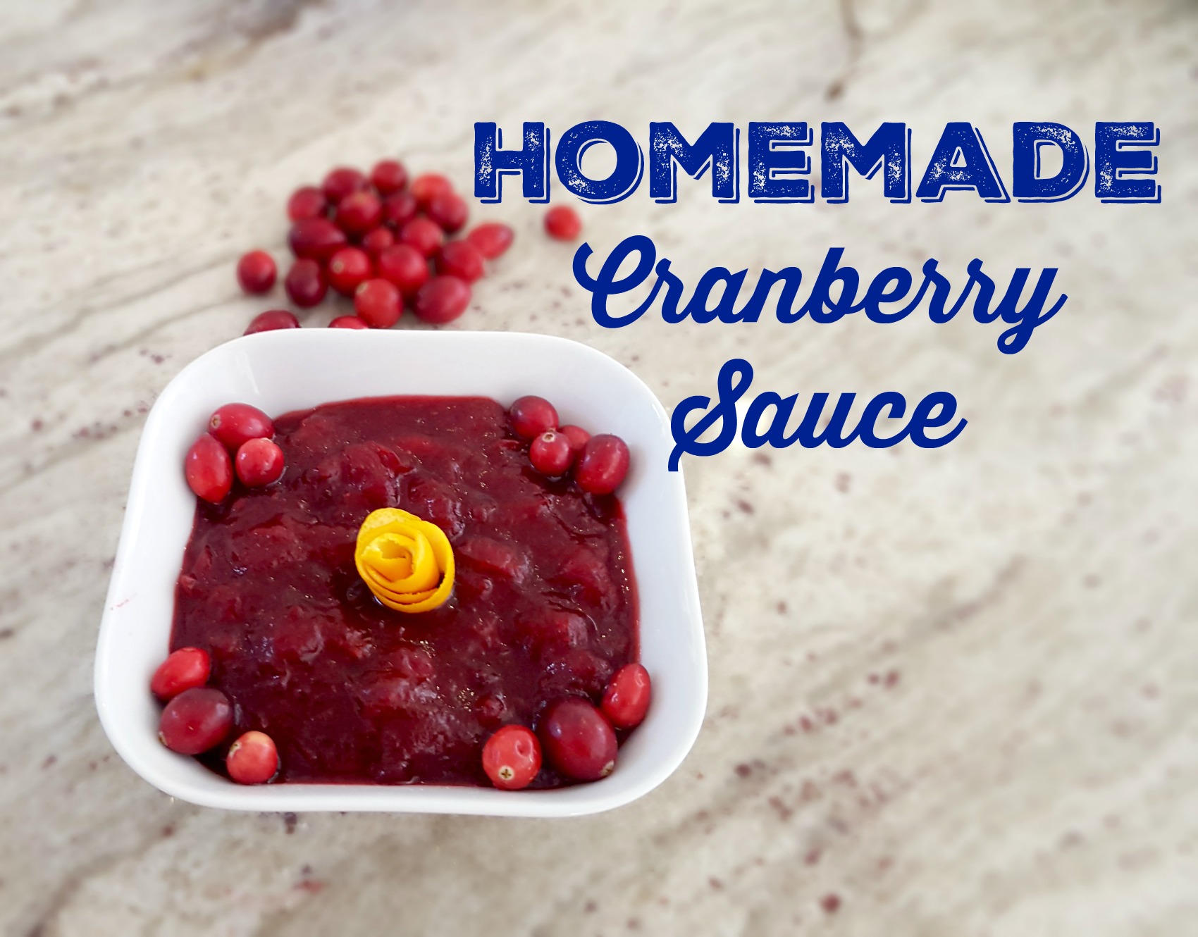 Recipe: The Best Homemade Cranberry Sauce Ever