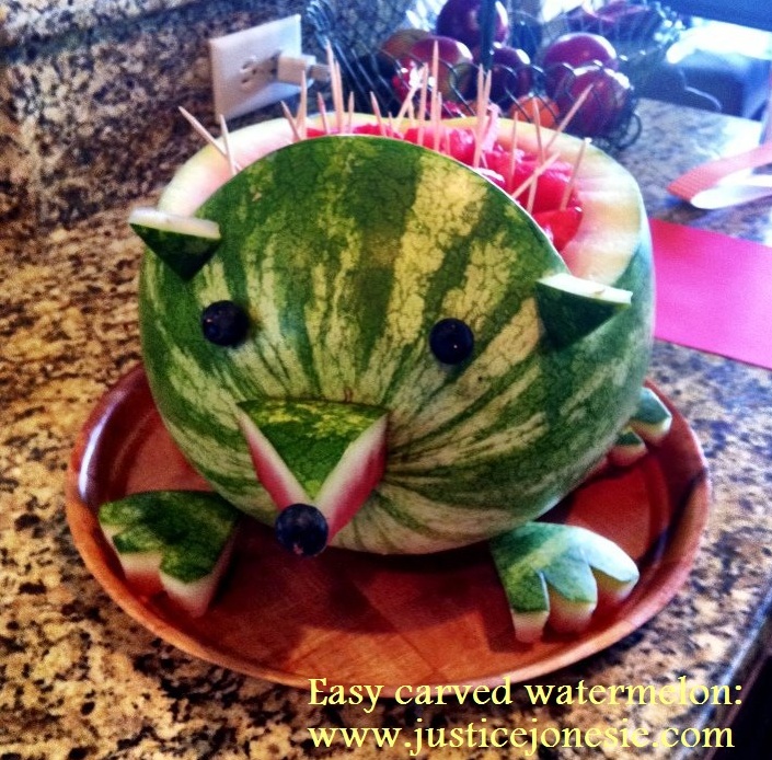 How to Make a Watermelon animal 